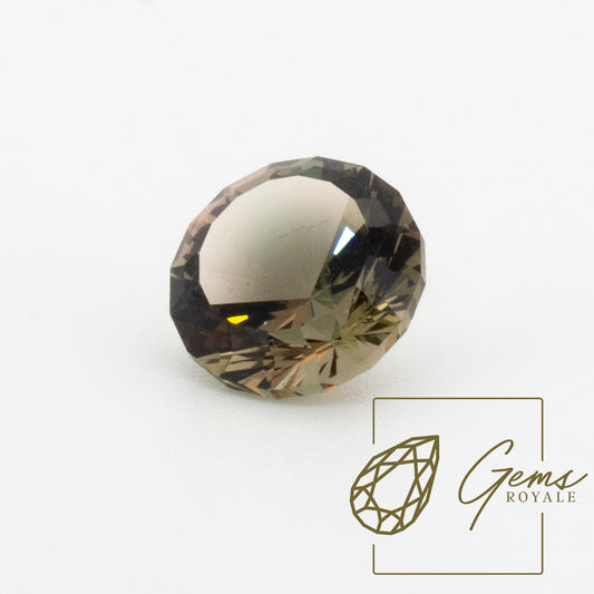 Round cut green Sunstone 3.37 ct