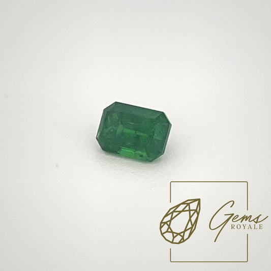 Emerald cut Tsavorite Garnet 0.74 ct